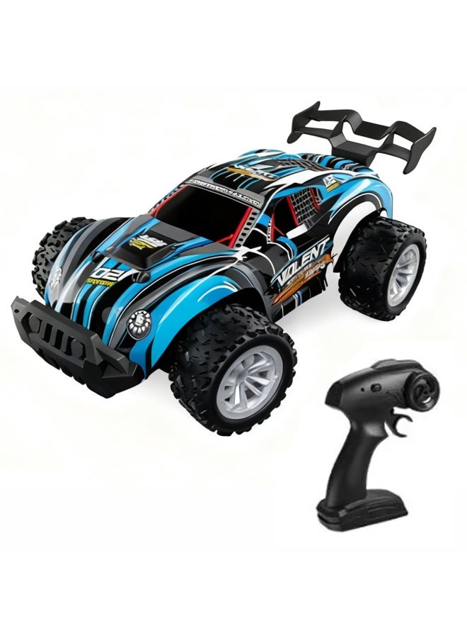 Chanak All-Terrain 2WD RC Racing Toy Car with Durable Rubber Tires & Headlights (Color as per Availability) - Image 1