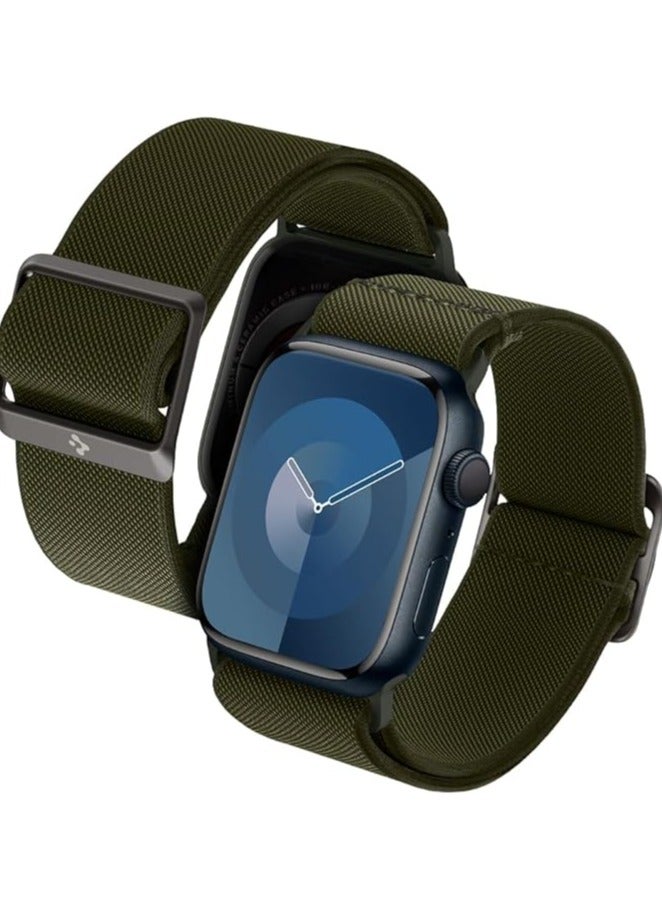 Spigen Spigen Lite Fit Band designed for Apple Watch Band Series 10 (42mm), Series 9/8/7 (41mm), Series SE2/SE/6/5/4 (40mm) and Series 3/2/1 (38mm) Nylon Solo Loop strap  - Image 1
