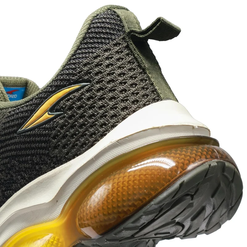 Asian Lightweight Olive Running Shoes for Men and Boys