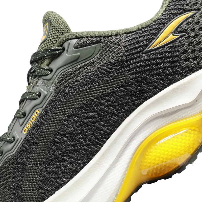 Asian Lightweight Olive Running Shoes for Men and Boys