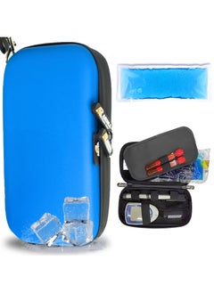 ARINA ARINA Small Insulin Cooler Bag with One Gel Pack, Fits Two Additional ARINA Premium Cooling Gels, Food Grade Aluminum Interior, Mold Resistant, Waterproof, Shock-Proof, Lightweight  - Image 1