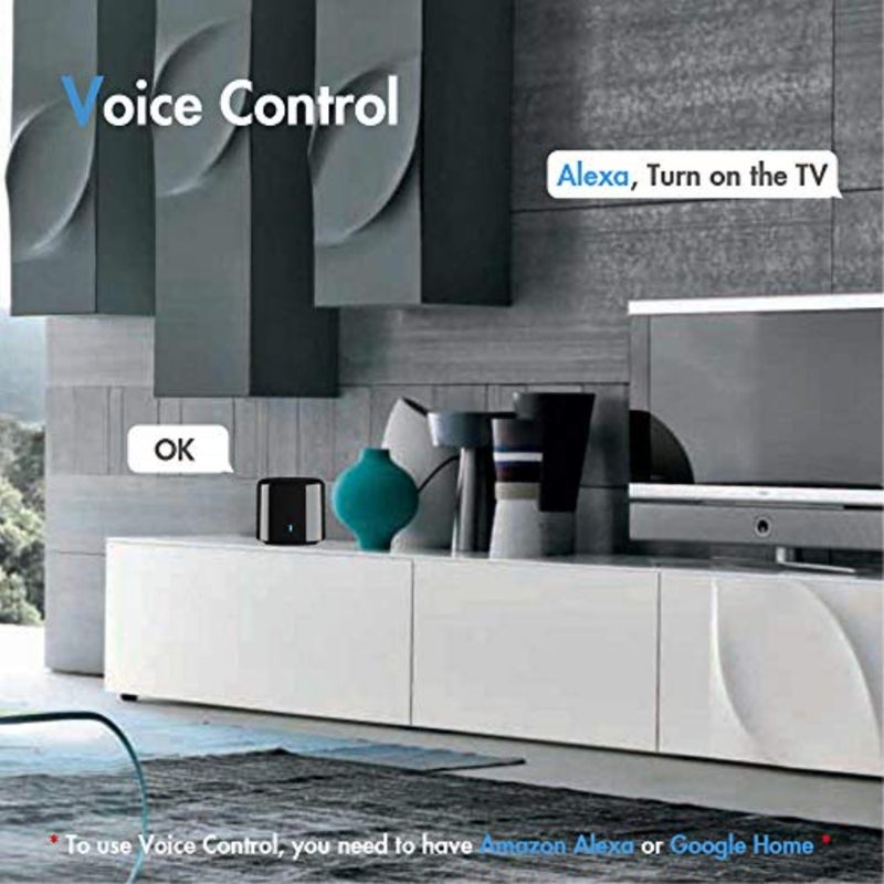 Bestcon RM4C Mini Universal Remote، تقنية Fastcon الجديدة WiFi + محور التحكم بالأشعة تحت الحمراء للمنزل الذكي، متوافق مع Alexa، واحد لجميع الأجهزة المنزلية التي يتم التحكم فيها بالأشعة تحت الحمراء - Image 4