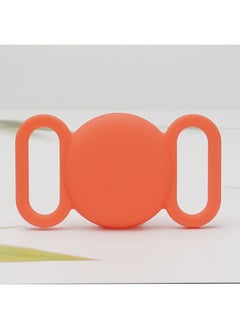 Product Suitable For Apple Airtag Case Apple Airtag Binaural Pet Tracker Case Waterproof-Color:Coral + OPP Bag-Applicable Model:Apple AirTag Locator Collar Case