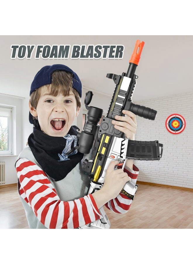 COOLFOX Realistic Toy Foam Blaster Gun - Electric Sniper Rifle with Scope 120 Soft Bullets 3 Magazines, Automatic Dart Gun for Boy Ages 8-12 Years Old, Indoor Outdoor Gifts for Adult Kid Christmas Birthday - Image 2