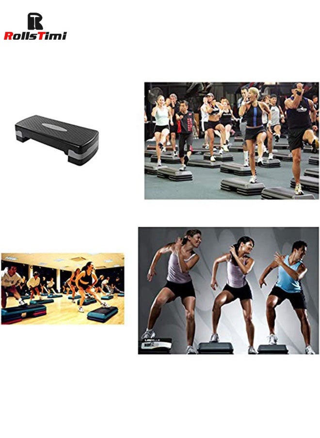 RollsTimi  Aerobic Sport Stepper,Black/Grey,68cm  - Image 2
