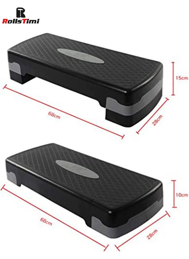 RollsTimi  Aerobic Sport Stepper,Black/Grey,68cm  - Image 5