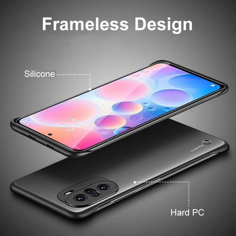REALCASE Xiaomi 11X / Mi 11X Pro Back Cover Case | Slim Translucent Frameless Matte Hard Skin TPU Shock Proof Bumper Back Cover Case for Xiaomi Mi 11X / Mi 11X Pro 5G (F-Blue) - Image 3