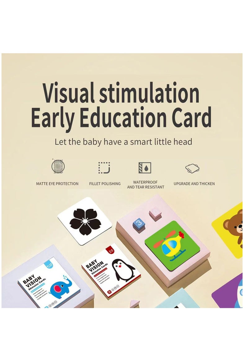 Baby Early Education Color Vision Cards baby Visual Stimulation Ccard Suitable For 6-18 Months - Image 3
