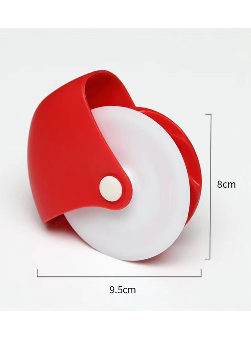 Pastry Wheel Decorator and Cutter Plastic Wheel Roller for Pizza Crust Baking Cutter Kitchen Tools,Set of 2 - Image 3