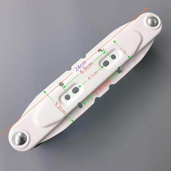 REPLACEMENT OIL FILLED RADIATOR HEATER CASTER WHEEL BRACKET HOLDER ELECTRIC HEATER CASTER FRAME BASE COMPATIBLE FOR MIDEA NY2213-18GW(1PC) - Image 2