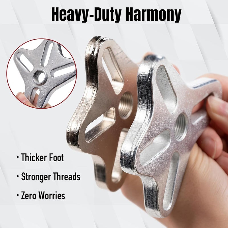 Thorstone 46pcs Harmonic Balancer Puller Set, Reinforced & Thickened Heavy-Duty Steering Wheel Flywheel Crankshaft Pulley Puller Tool Kit for Automotive Repair - Image 3