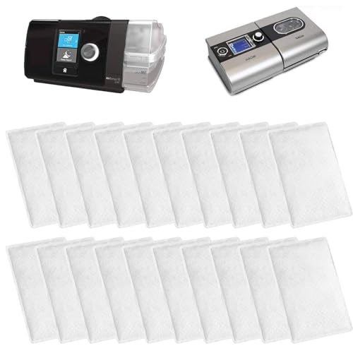 LINXIU 20 Packs CPAP Filters Disposable Filter Supplies for ResMed Air 10, Airsense 10, Aircurve 10, S9 Series, Airstart - Image 1