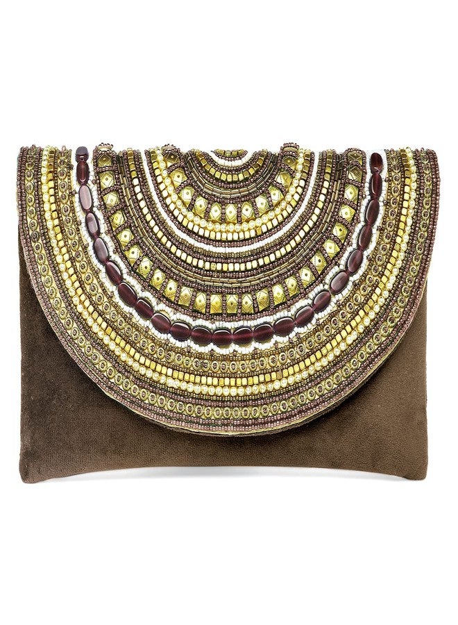 Aheli Indian Clutch Purses Gift for Women Occasion Handmade Evening Handbags Party Bridal Clutch Mothers Day Gifts for Mom - Image 1