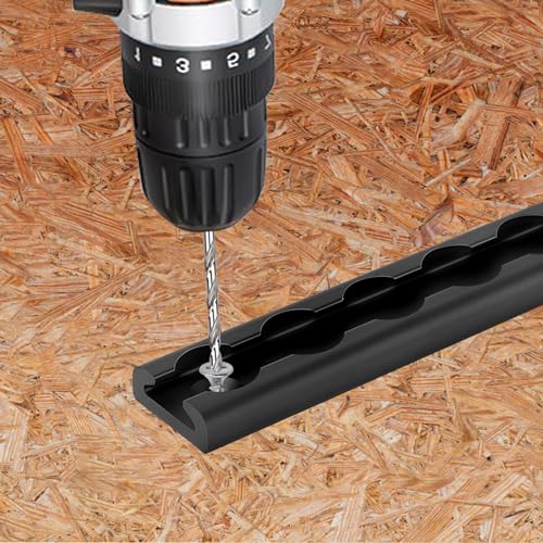 PALOZO Upgrade Aluminum L Track, 6 inch L Track Rail Black Oxide for Securing Motorcycles, ATVs, Dirt Bikes, Utility Tractors, and More, Use On Pickup Trucks, Vans, Or Enclosed Trailers, Pack of 4 - Image 4