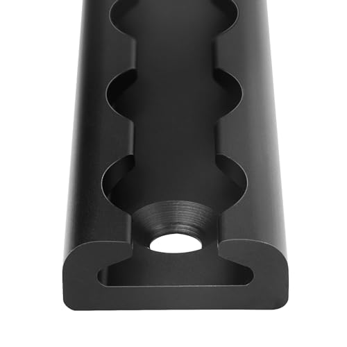 PALOZO Upgrade Aluminum L Track, 6 inch L Track Rail Black Oxide for Securing Motorcycles, ATVs, Dirt Bikes, Utility Tractors, and More, Use On Pickup Trucks, Vans, Or Enclosed Trailers, Pack of 4 - Image 3