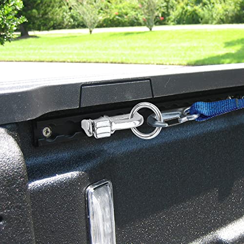 PALOZO Upgrade Aluminum L Track, 6 inch L Track Rail Black Oxide for Securing Motorcycles, ATVs, Dirt Bikes, Utility Tractors, and More, Use On Pickup Trucks, Vans, Or Enclosed Trailers, Pack of 4 - Image 5
