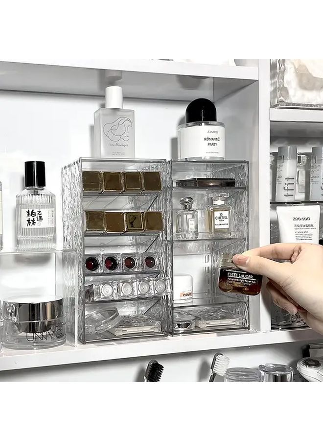 Transparent Storage Rack Narrow Space Saving Organizer for Makeup Skincare Products - Image 1