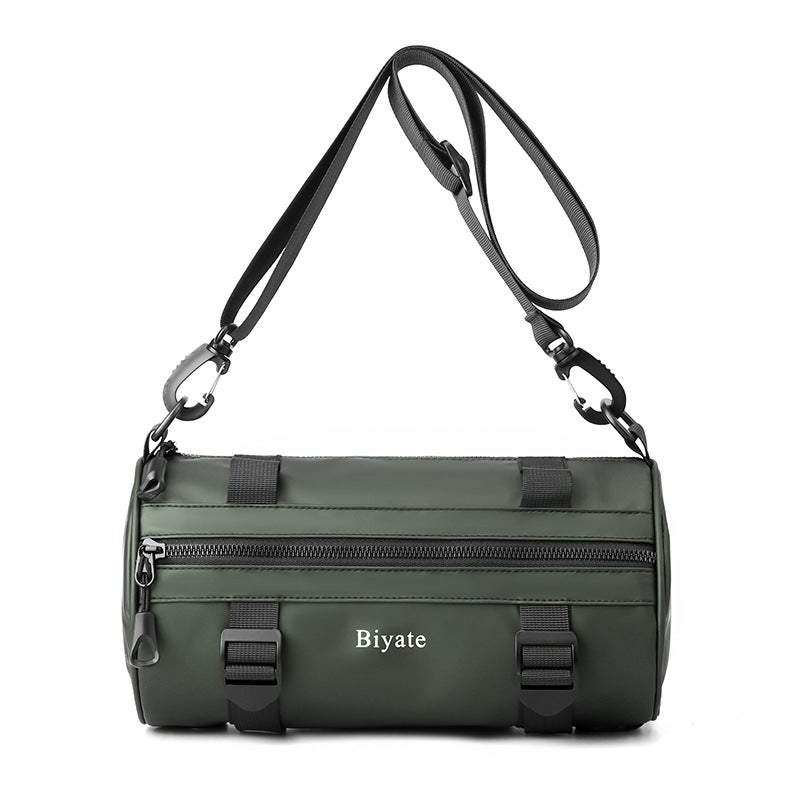 Men'S Shoulder Crossbody Fashion Bucket Bag Casual Versatile Trendy Street Hip-Hop Style Student Backpack Trendy Brand