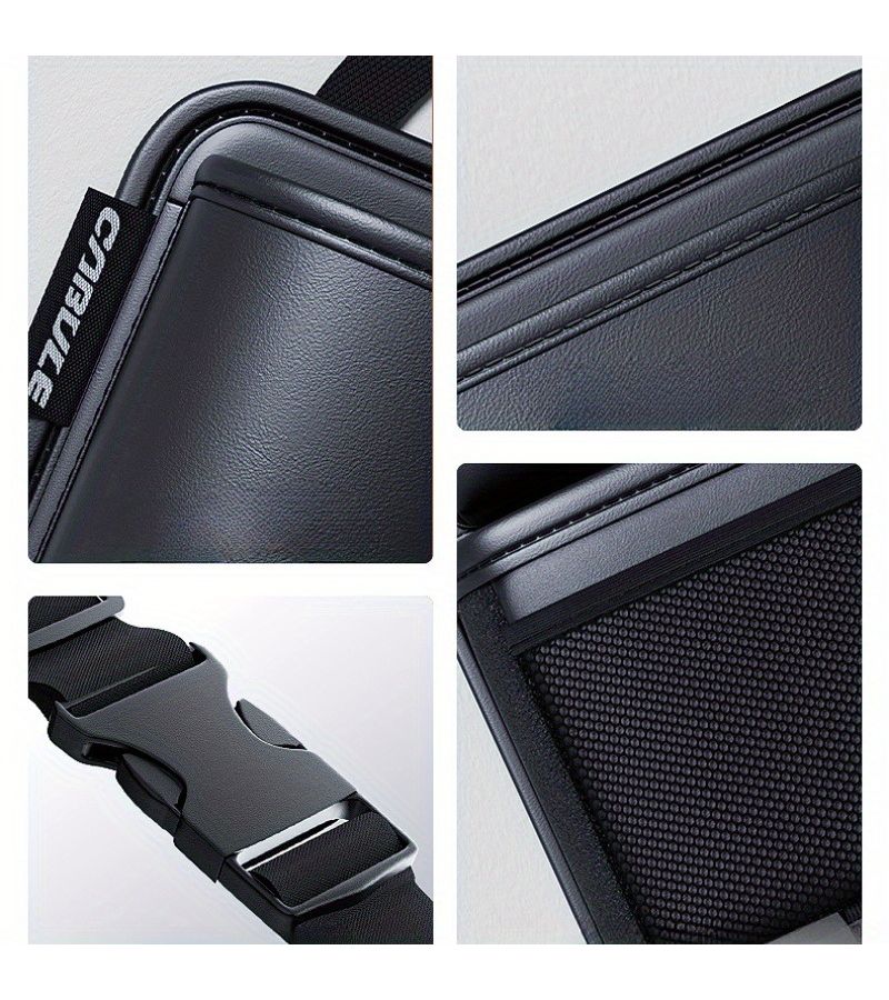 Black Waterproof Car Trunk Organizer Bag Elastic Sponge For SUV Sedan - Image 5
