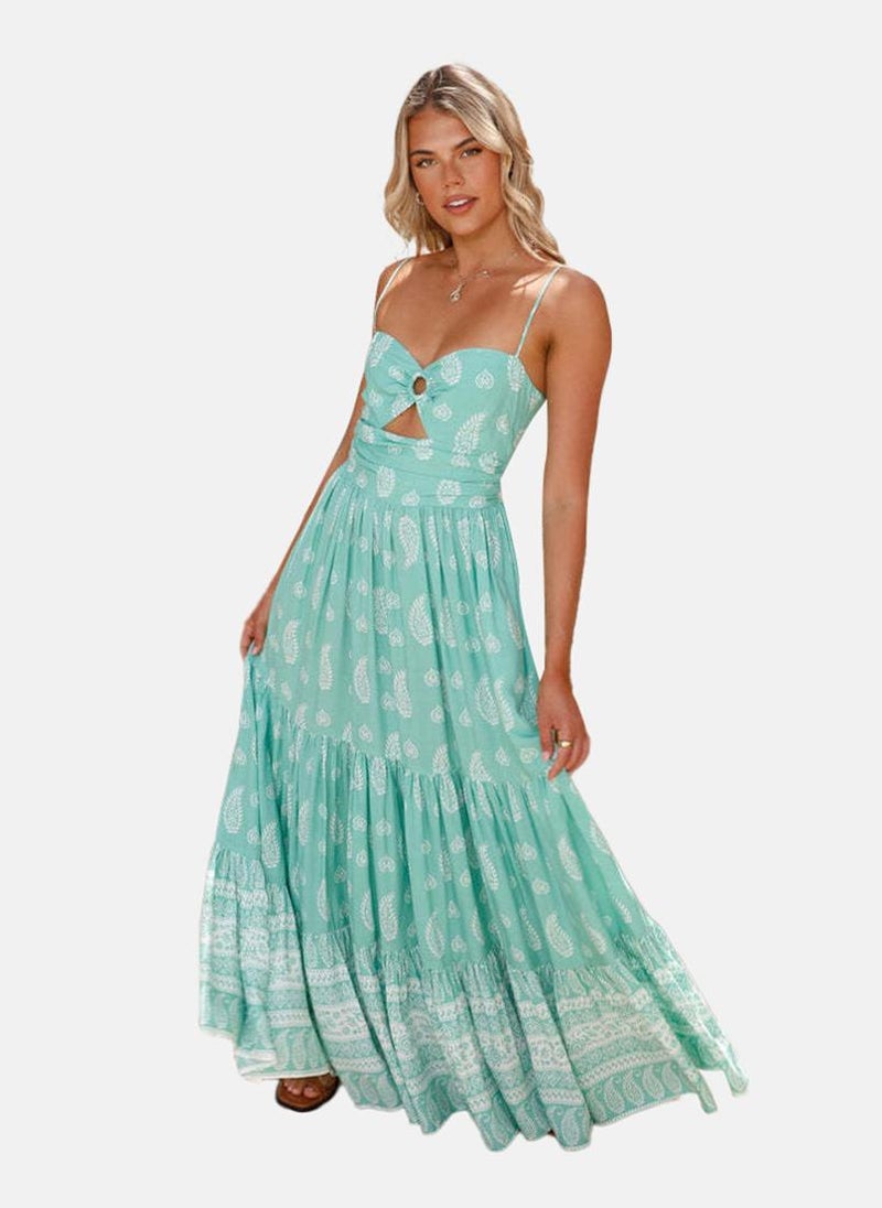 YUNIQEE Tiered Paisley Dress  - Image 3