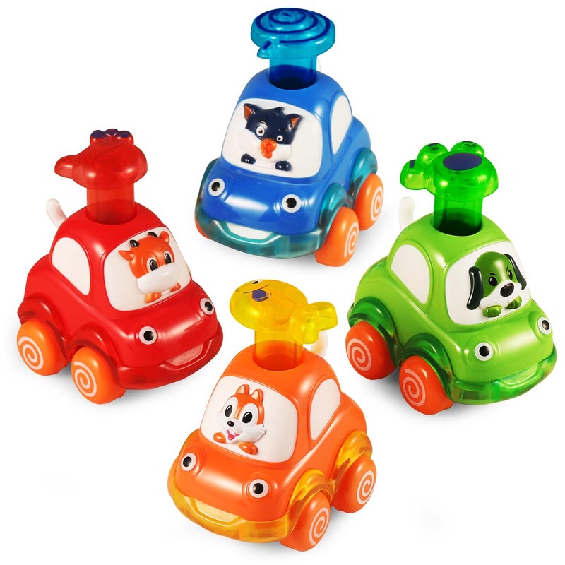 ALASOU Animal Car Toys for 1 2 Year Old Boy|Baby Toys 12-18 Months|1 2 Year Old Boy Christmas Birthday Gifts for Infant Kids|Cars for Toddlers 1-3|Stocking Stuffers for Kids - Image 3