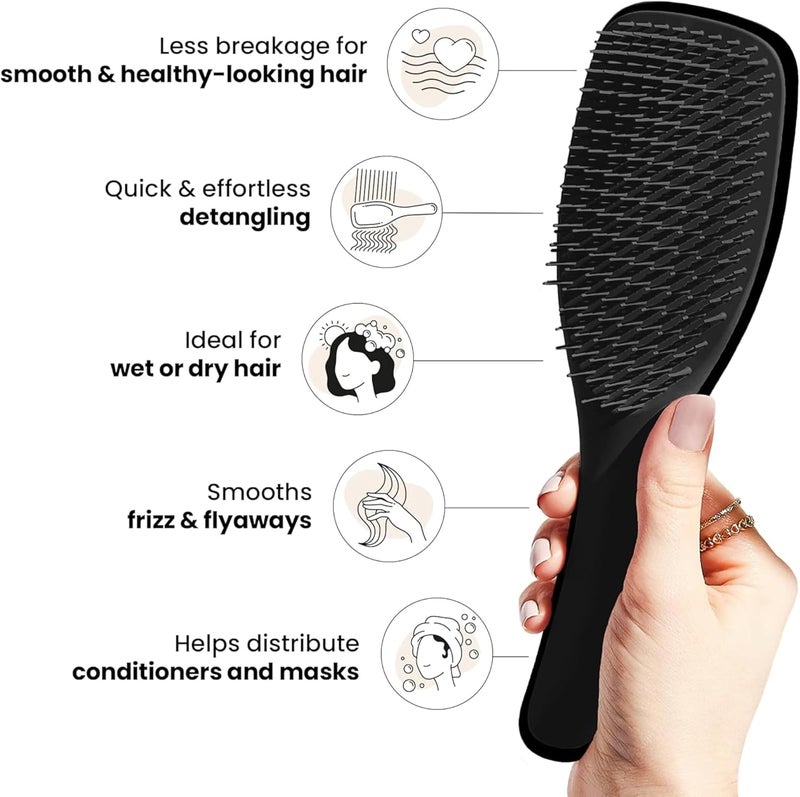 TANGLE TEEZER Wet Detangler Midnight Black - Image 4