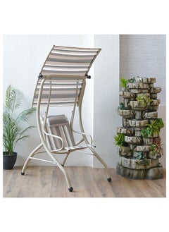 DANUBE HOME Angela Swing Chair Modern Design Hanging Chair Single Seater Hammock Chair Heavy Duty Swing Chairs For Indoor Outdoor Balcony Garden PatioL 125xW 97.5xH 168 cm Multi Color  - Image 2