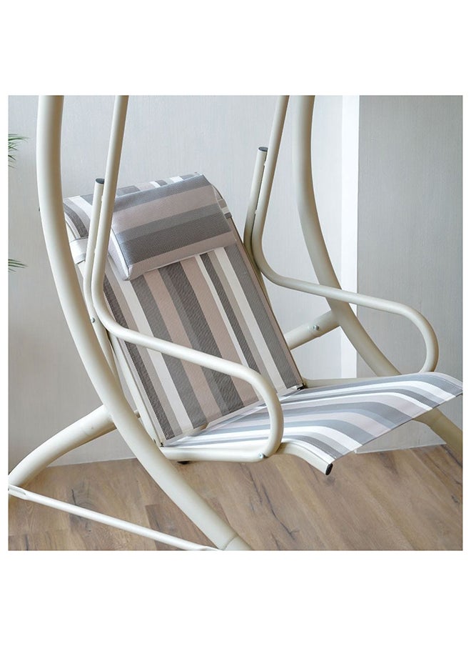 DANUBE HOME - Angela Swing Chair Modern Design Hanging Chair Single Seater Hammock Chair Heavy Duty Swing Chairs For Indoor Outdoor Balcony Garden PatioL 125xW 97.5xH 168 cm Multi Color - Image 1