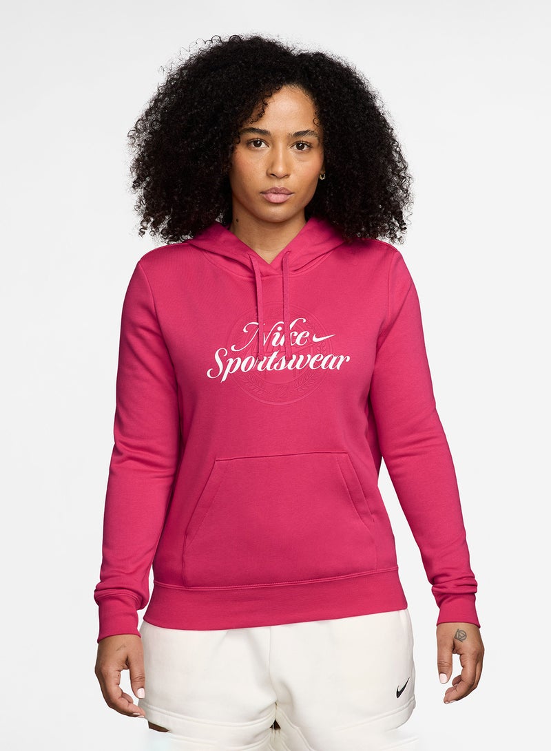 Nike Nsw Club Fleece Graphic Pullover Hoodie - Image 1