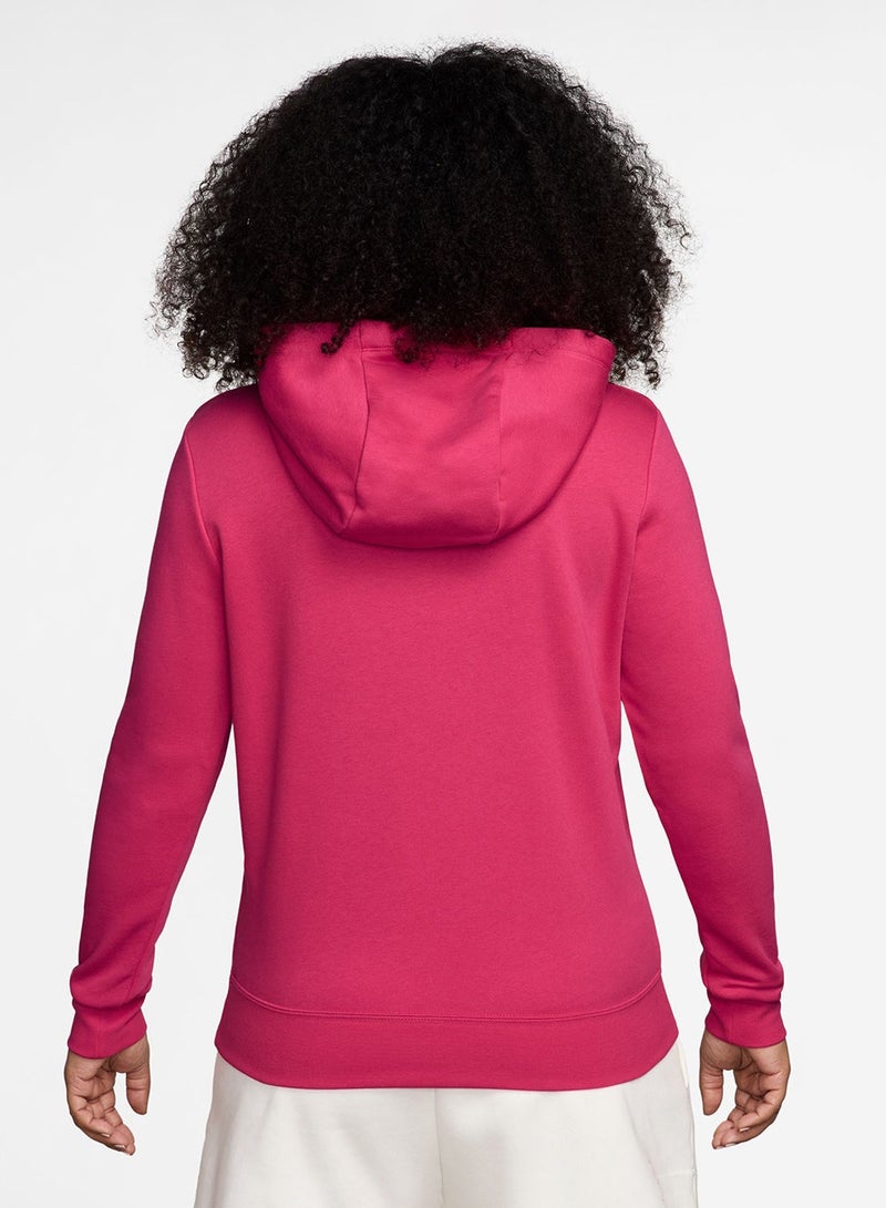 Nike Nsw Club Fleece Graphic Pullover Hoodie - Image 2
