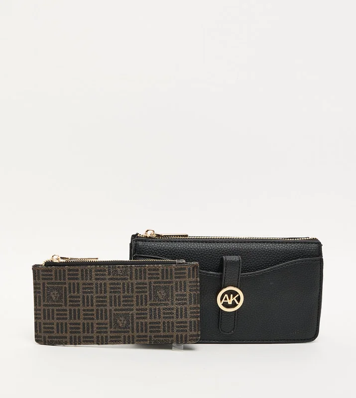 ان كلاين Akg5048 Black Women's Wallet