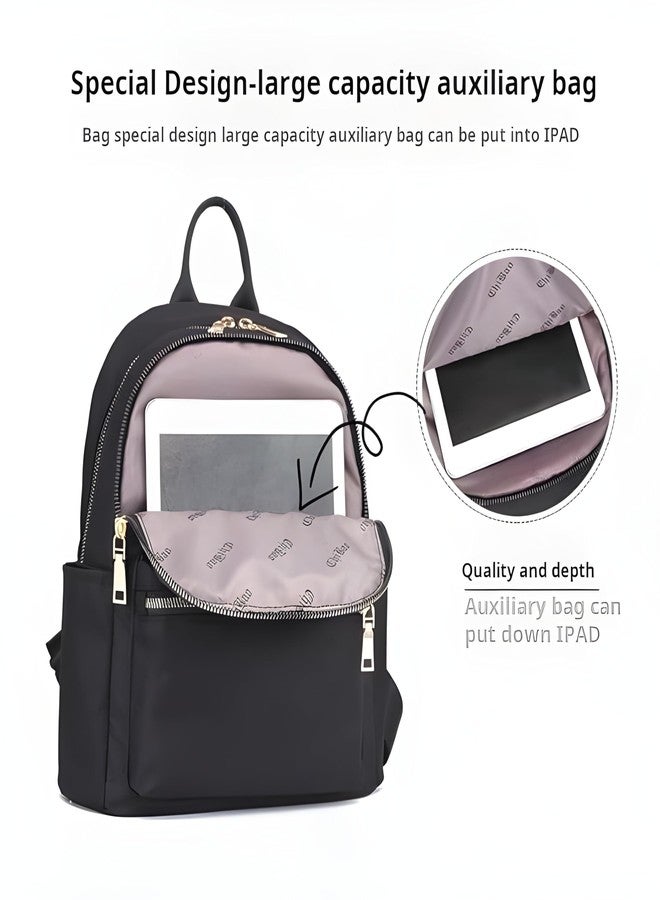 ASDIP Bag for Women Stylish Ladies Bags Purse and Backpack Purse,European and American Trend Shopping Trip Backpack Fashion Girls,Women's,Stylish Ladies (Black) - Image 4