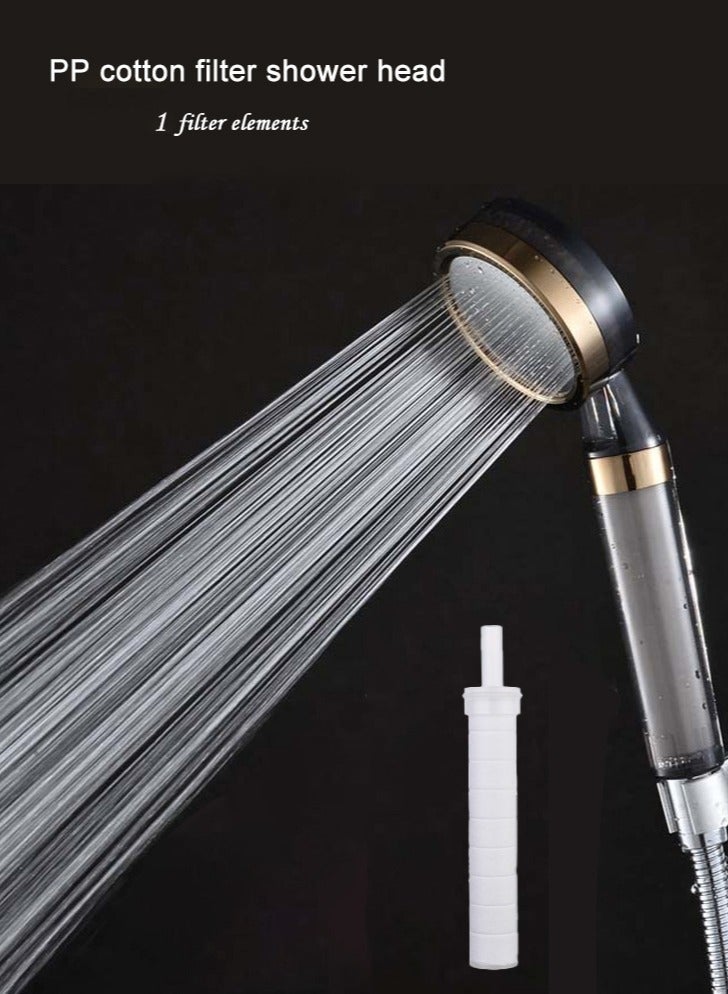 HOMESTAR PP Cotton Filter Shower Head, Water Purification, Pressurization and Saving, Negative Ion Massage Shower, Suitable for Mothers Babies  - Image 2