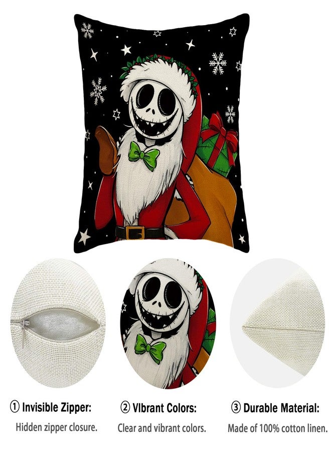 Yarcooly Christmas Pillow Cover Winter Xmas Pillow Case Decor Holiday Christmas Decorations for Home Party Sofa Bedroom - Image 3