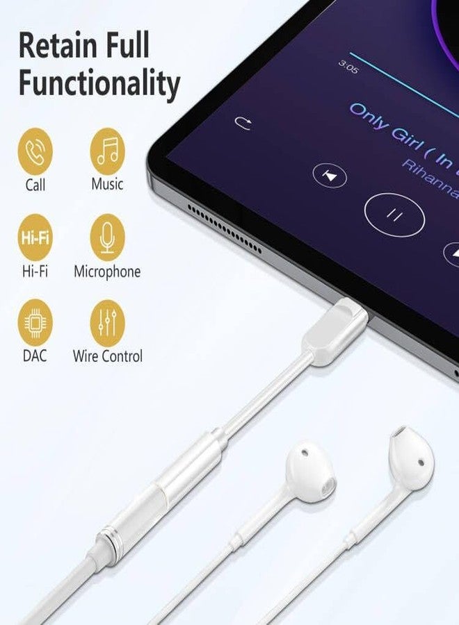 PASOW USB-C to 3.5mm Headphone Adapter for iPhone 15 - USB C to Aux Audio Dongle Cable 2 Pack Compatible with iPhone 15 Plus/15 Pro/15 Pro Max, iPad, Samsung Galaxy S23/S22/S21 - Image 4