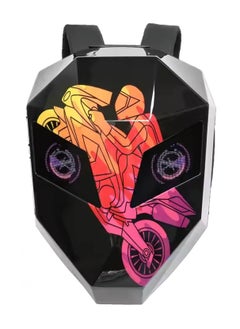 Generic LED Backpack For Man Hard Shell LED Motorcycle Cycling Helmet Backpack for Woman Business Travel Waterproof Laptop Backpack  - Image 1