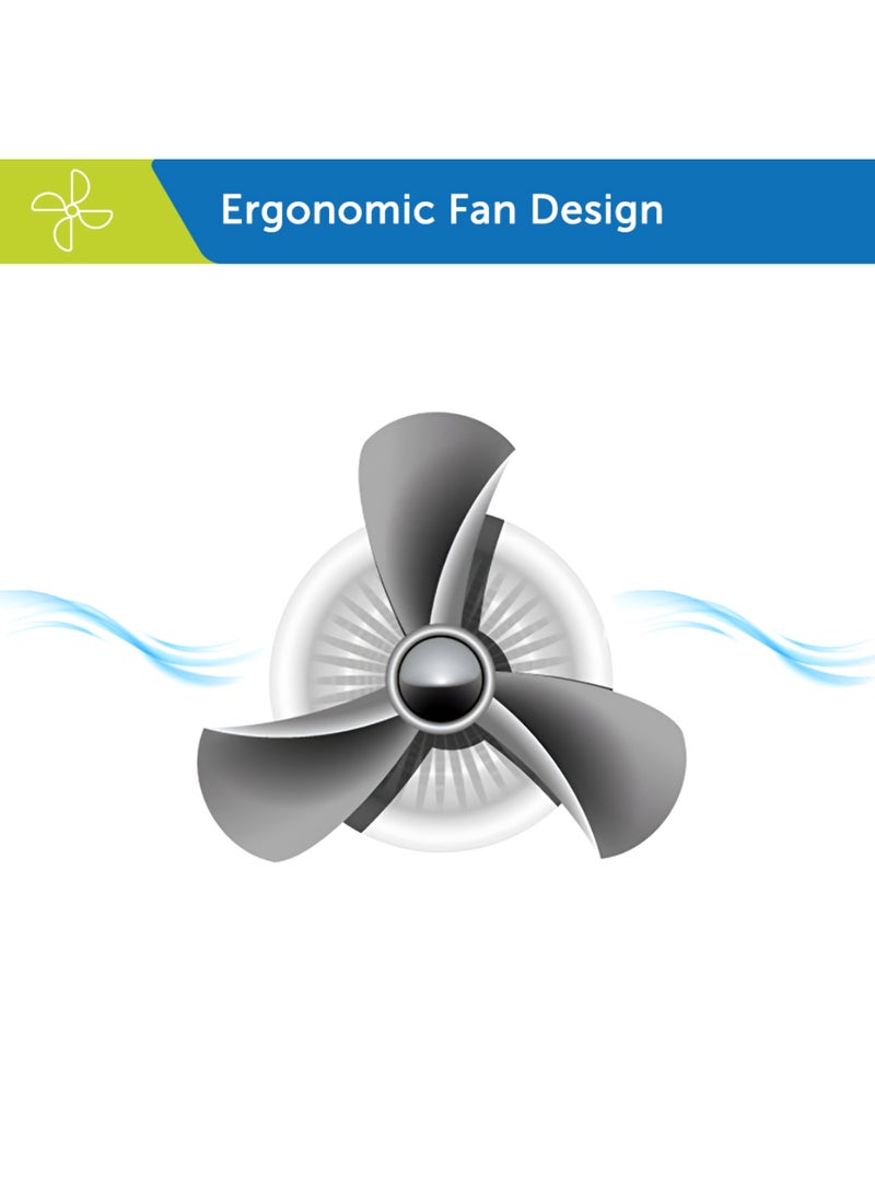 SYMPHONY Desert Air Cooler For Home with Honeycomb Pads, Powerful Fan, i-Pure Technology and Low Power Consumption 70 L Storm 70 XL White - Image 4
