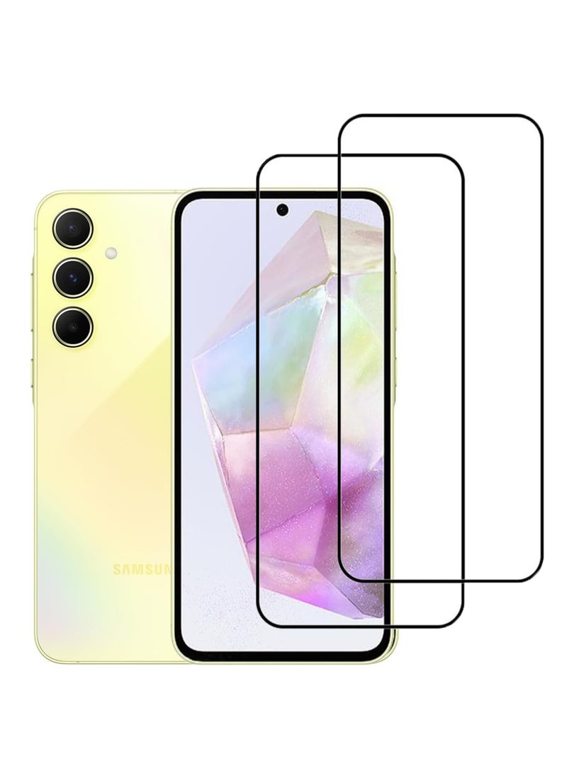 Generic Screen Protector for Samsung Galaxy A35/A55 , 2pcs Anti-Scratch Full Coverage Protection Tempered Glass  - Image 1