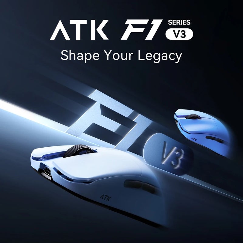 ATK Blazing Sky F1 V3 Wireless Gaming Mouse, PAW3955 Sensor, Dual-Mode, 8K Polling Rate, 37g Lightweight, FPS - Image 2