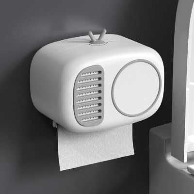 Cazuela Toilet Tissue Box Radio TV Model WallMounted Toilet Paper Roll Carton Rack Toilet Paper Multi Color - Image 5