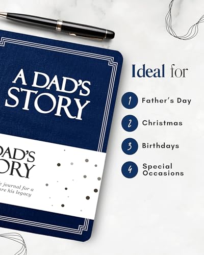 Coco & Lan Dad's Life Story Journal (Hardcover): A Meaningful Keepsake for Dad to Share His Journey and Memories, Book Includes 250+ Prompt Questions, Sentimental Gifts for Father's Day, Birthday & Christmas - Image 5