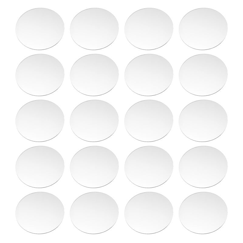 50PCS Small Round Mirrors for Crafts: Self Adhesive 2 Inch Mirror – Shatter Proof – Tiny Circles Craft Tiles for DIY Projects, Wall, Decor & Essentials - Image 4