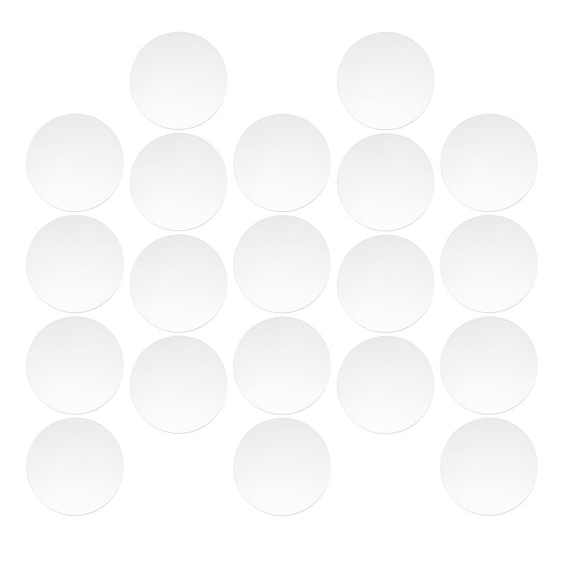 50PCS Small Round Mirrors for Crafts: Self Adhesive 2 Inch Mirror – Shatter Proof – Tiny Circles Craft Tiles for DIY Projects, Wall, Decor & Essentials - Image 1