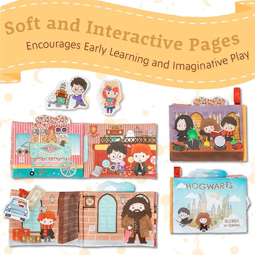 KIDS PREFERRED Harry Potter Soft Book with Toy, Teether, and Crinkle, 5 Inches - Image 3