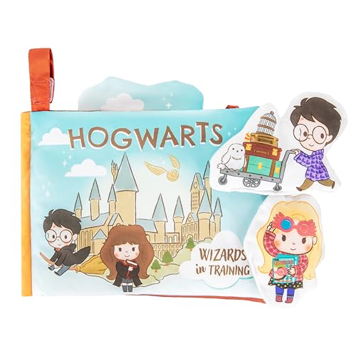 KIDS PREFERRED Harry Potter Soft Book with Toy, Teether, and Crinkle, 5 Inches - Image 1