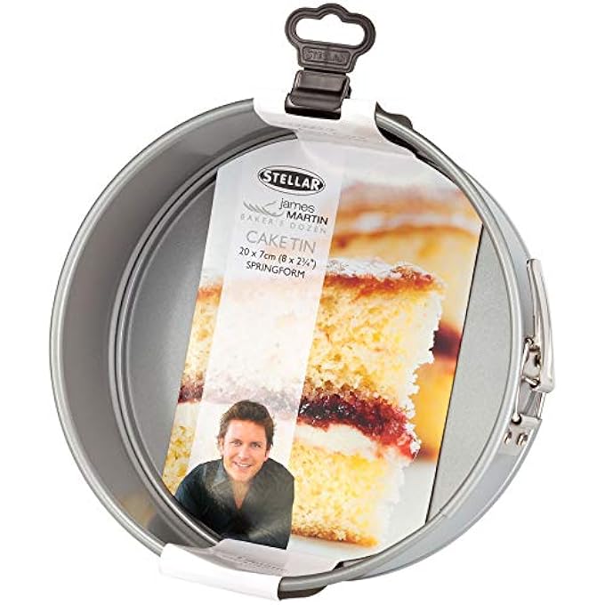 James Martin NonStick 8 Round Cake Tin Springform 21cm x 7cm