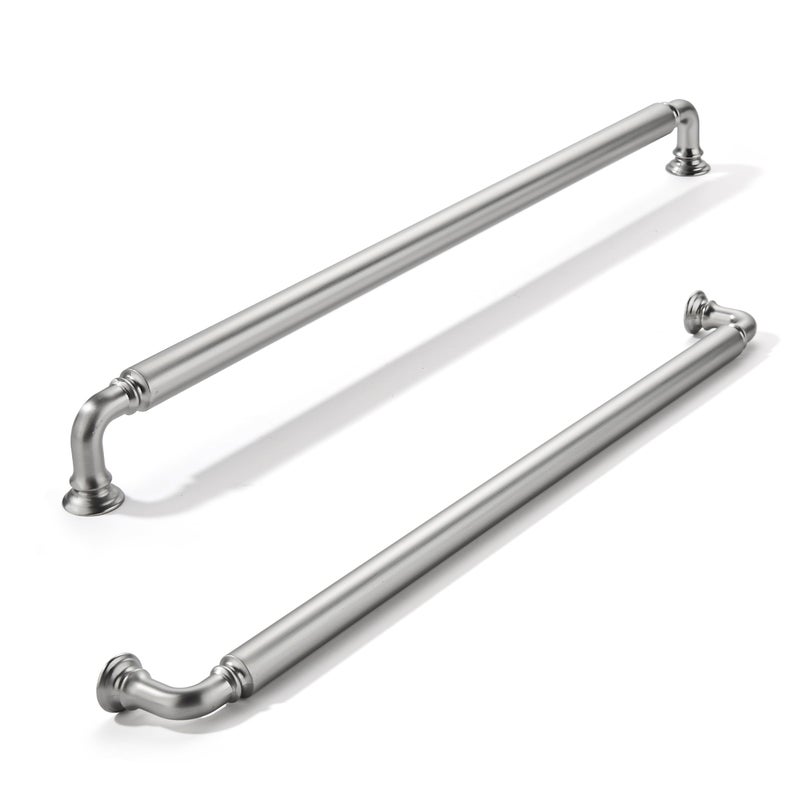 khtumeware 5Pack Brushed Satin Nickel HeavyDuty Solid Cabinet Pulls 12 Inch305mm Hole Center Drawer Pulls Cabinet Hardware Suitable for Kitchen Cabinets Bathrooms and Dressers - Image 2