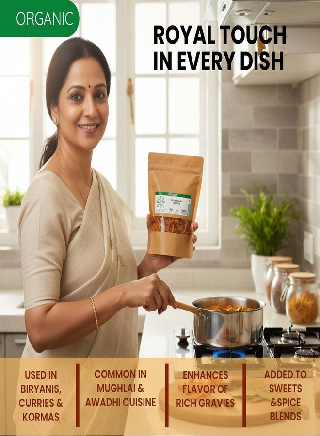 Pure Tree Certified Organic Javitri Spices Whole | 50 g | Glass Jar | Mace Whole Spice | Japathri Flower | Japathri Mace Flower | Jaypatri Spice Enhance Flavour Of Dishes - Image 5