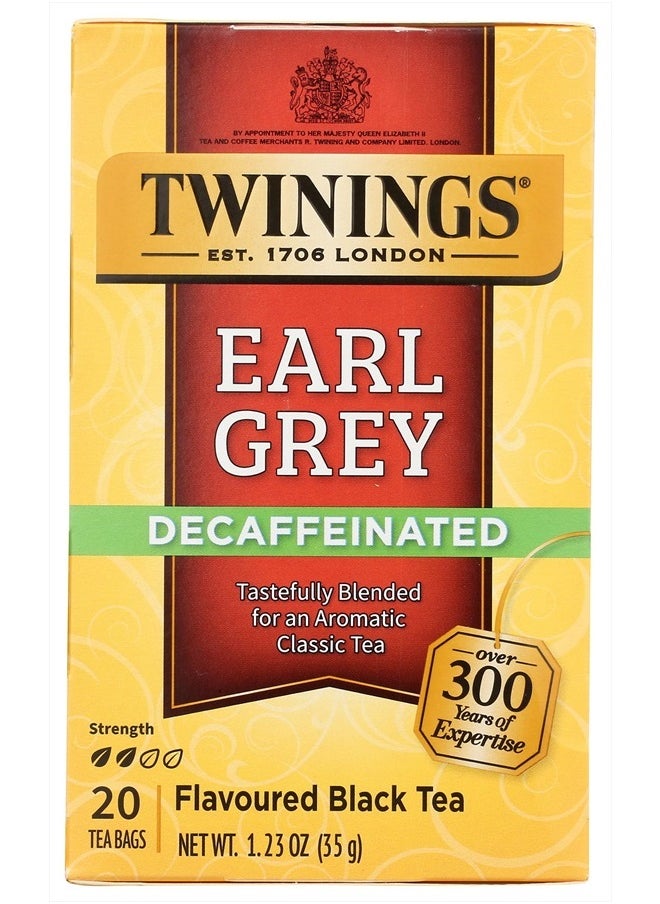 Twinings Earl Grey Decaf Tea, 20 Count  - Image 1