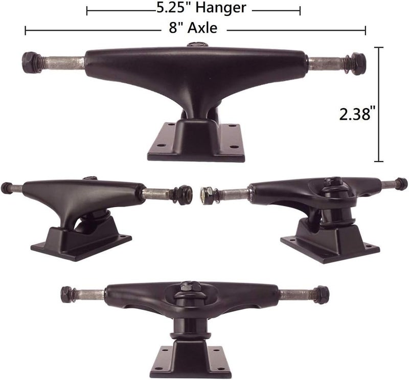 VJ 5.25 Skateboard Truck (139mm), Skateboard Wheels, Skateboard Bearings, Skateboard Riser Pads, Skateboard Screws - Image 2